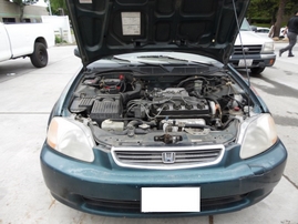 1996 HONDA CIVIC EX GREEN 4DR 1.6L VTEC AT A17581